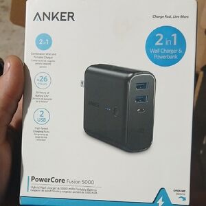 Anker PowerCore Fusion 5000 2-in-1 Charger - Black